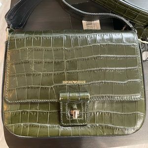 Authentic Emporio Armani Croc Bag